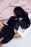 Women's Slippers Cat Ears Black Sleppyhead