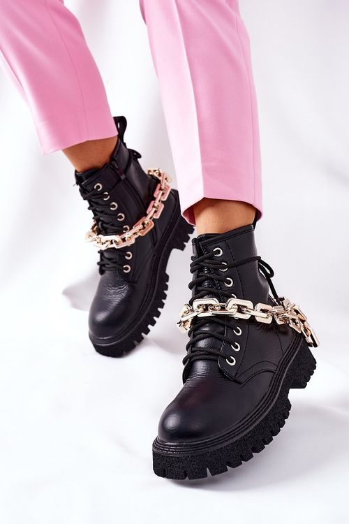 Stylish High Boots Black Grail