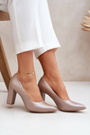 Satin Pumps Lewski Shoes 2453 Beige