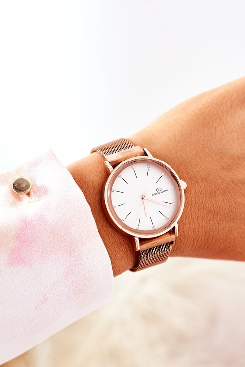 Watch On Mesh Bracelet Giorgio&Dario Rose Gold