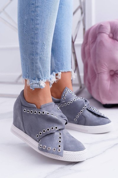 Women's Sneakers Grey Anchors LU BOO Margo