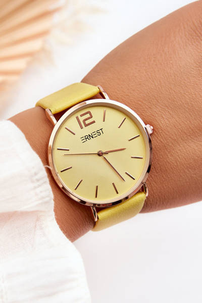 Women's Watch Ernest Yellow Sandmill