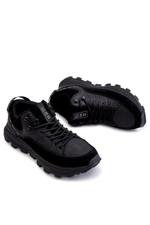 Buty Sportowe Trapery Męskie Czarne Big Star KK174244