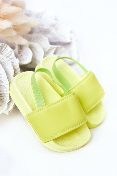 Children's Rubber Slippers Lime Swimmer