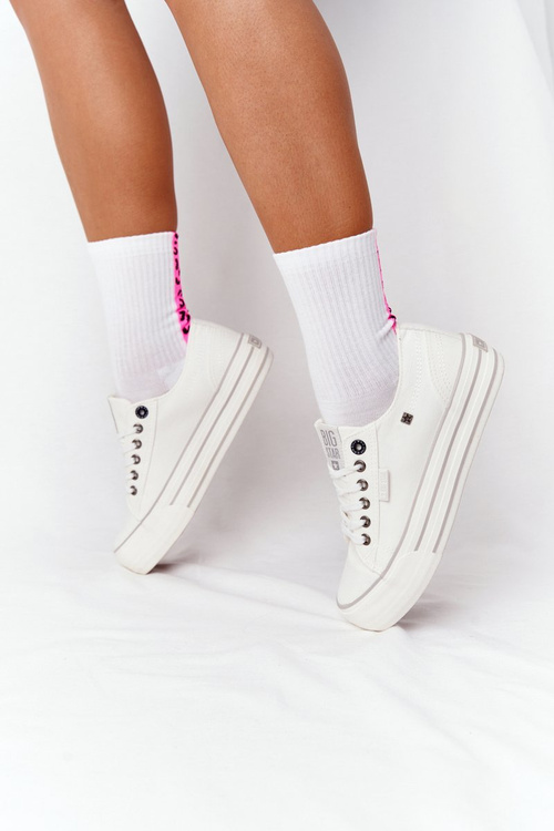 Women's Sneakers On A Platform BIG STAR HH274052 White
