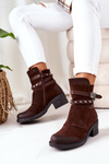 Insulated High Heel Boots Brown Effie