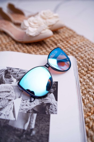 Prius PR-V26 Sunglasses Black Blue Glasses Navy Blue Brocade