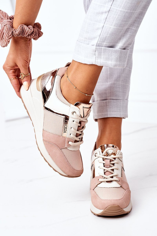 Wedge Sneakers Vinceza 10606 Pink