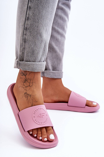 Damskie Klapki Sportowe 4F 4FSS23FFLIF069-56S Różowe