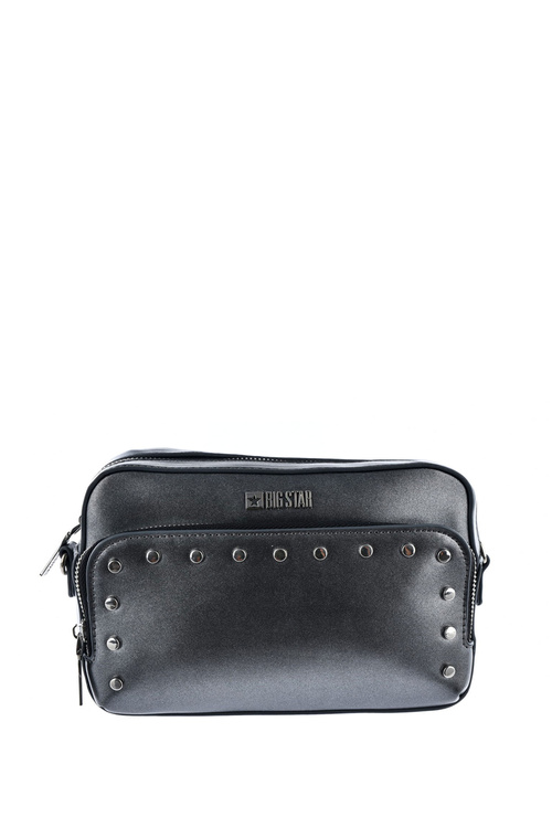 Torebka Listonoszka Skóra Srebrna Big Star KK574126