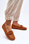 Women's Suede Loafers camel Clorie