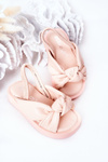 Children's Sandals With Drawstring Pink Bubble Gum