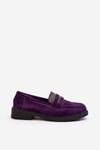 Women's Embellished Moccasins Purple Dananei