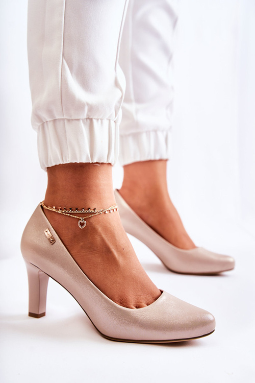 Women’s Pumps Sergio Leone Golden Shiny Orsola