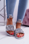 Women's Flip Flops Silver Glamour