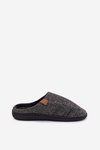 Men's Black Slippers Serevan