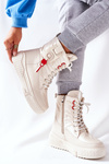 Women's Snow Boots Beige Cascia