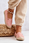 Women's Suede Espadrilles Pink Joaquin