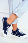 Women's Big Star Sneakers Navy Blue FF274229