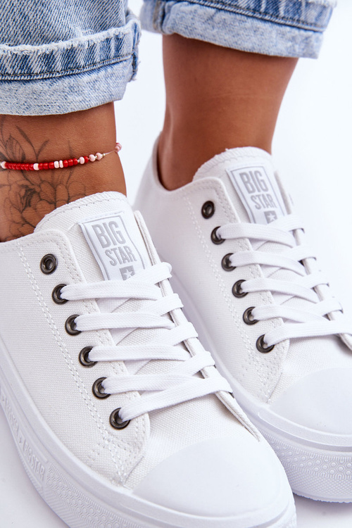 Women's Platform Trainers Big Star LL274A177 White