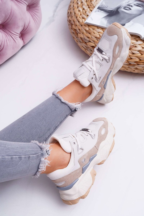 Women's Athletic Footwear Big Star by Daniel Lopez Beige FF274429