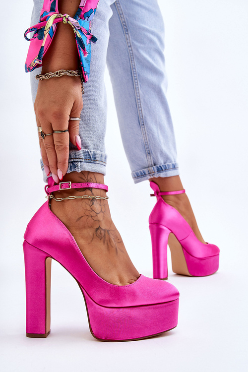 Fashionable High Heel Pumps Fuchsia Hayden