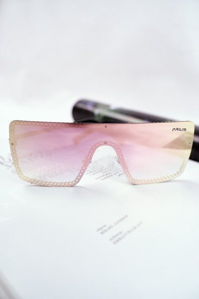 Women's Sunglasses Prius PRE-12 Pink Mirror Chain