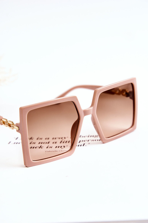 Large Square Sunglasses V130043 Pink