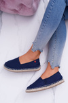 Women's Espadrilles Braided Sole Navy Blue Big Star DD274A151