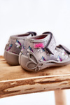 Sandals With Velcro Unicorn Befado 342P044 Grey