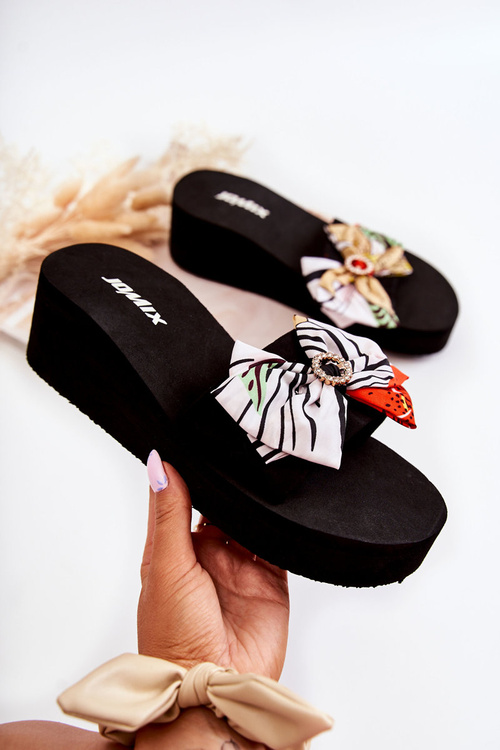 Women's Foam Wedge Slippers White Silana