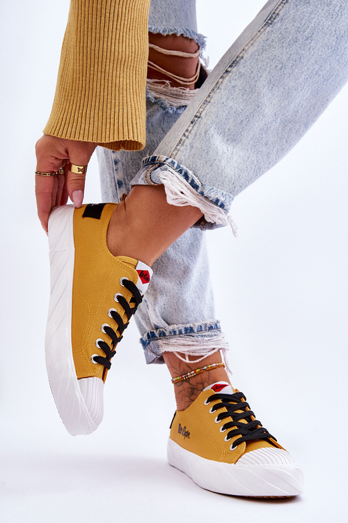 Trampki Damskie Żółte Lee Cooper LCW-23-44-1649L