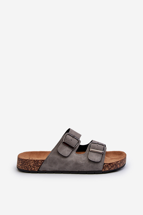 Men's Flip-flops with Cork Sole Grey Rosawia