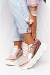 Women's Sports Shoes On The Platform Lu Boo Pink