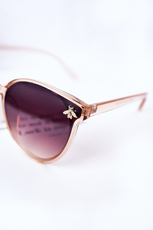 Sunglasses With A Fly Beige Ombre