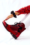 Women’s Boots Maciejka Warm Leather Red 04625-08