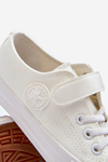 Leather Kids' Sneakers with Velcro White Delmara