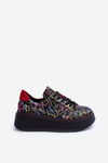 Leather Sport Shoes On Platform Maciejka 06191-39 Multicolor