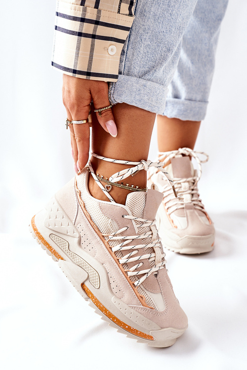 Women’s Sport Shoes Sneakers Beige Aland