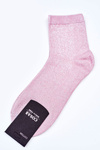 Women's Cotton Socks With Silver Thread COSAS Pink