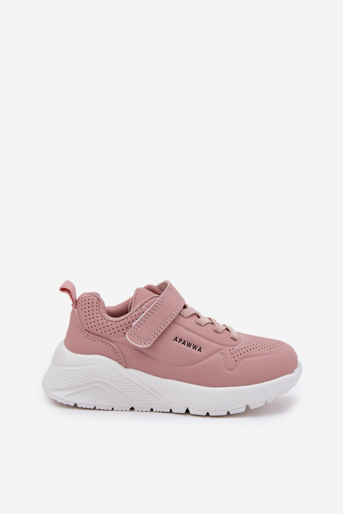 Children's Lightweight Sports Shoes On Platform Pink Mirivia