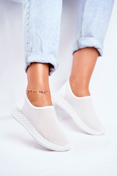 Women's Sport Shoes Slip On White Gestacio