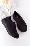 Children's Slip-On Sneakers Black School Trip