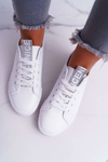 Women's Sneakers White Grey Strap Nigrid