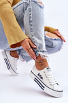 Women's Sneakers On The Platform Lee Cooper LCW-23-31-1802L White