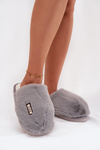Furry Women's Slippers Gray Belinna