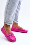 Women's Classic Suede Moccasins Pink Corinell