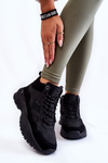 Women's High Sport Shoes Memory Foam System Big Star KK274356 Black