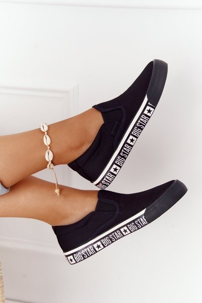 Women's Slip-on Sneakers Big Star HH274012 Black