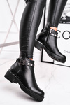 Women’s Boots Leather Warm Black Laura Messi 2055